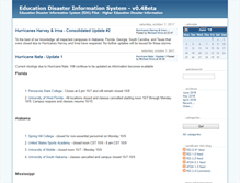 Tablet Screenshot of disaster.findaschool.net